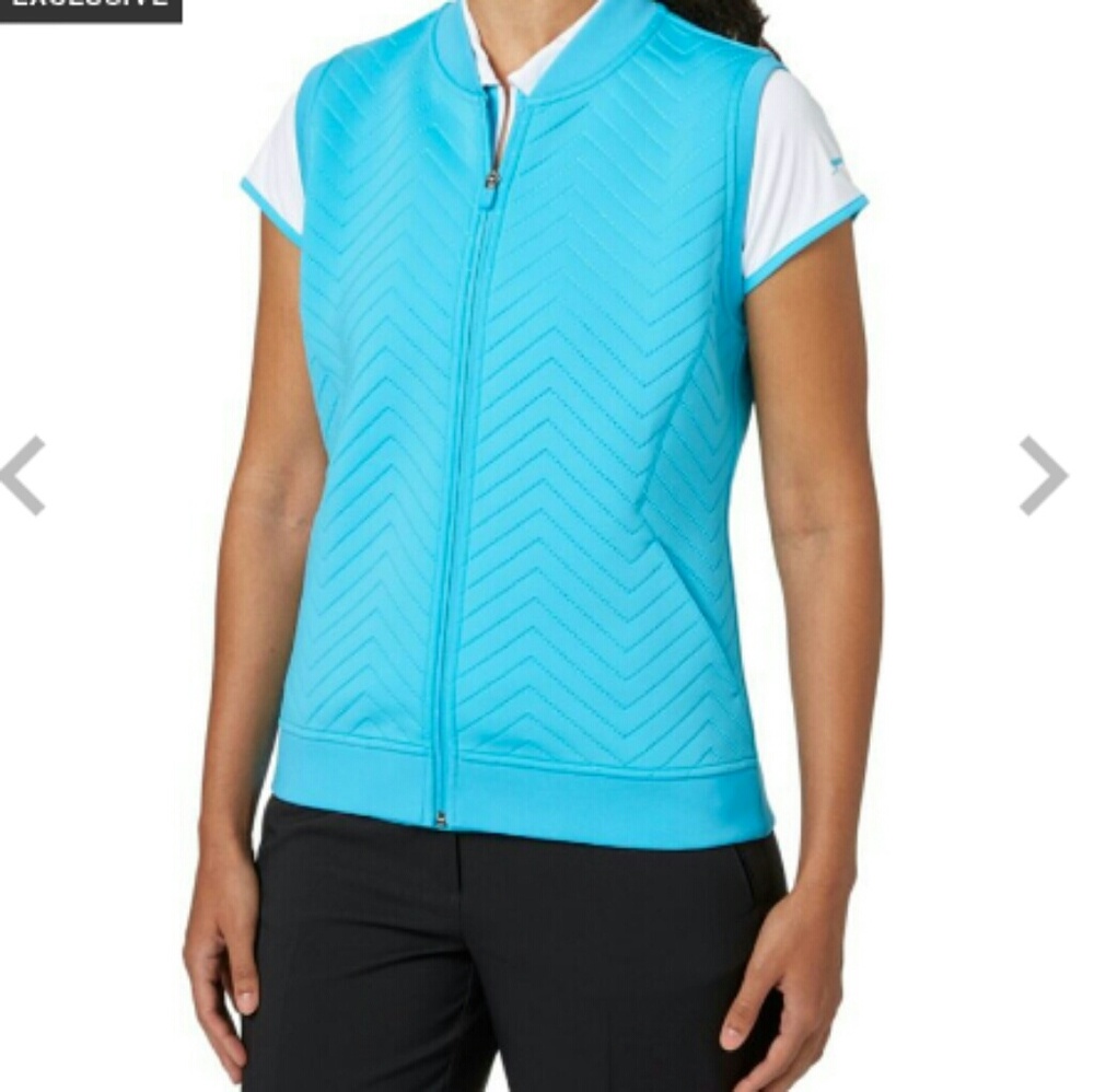 Slazenger Golf Tech Quilted Full Zip Vest Size XS